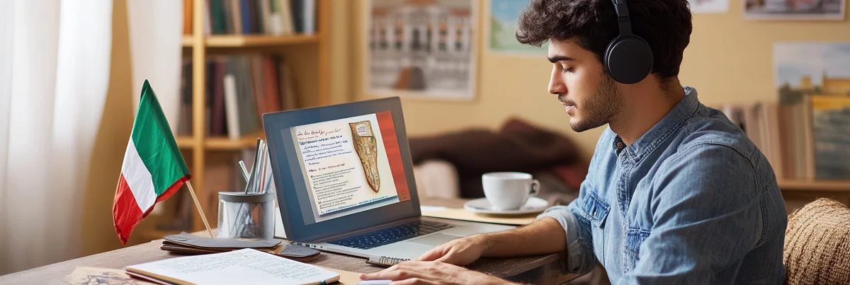 Apprendre l'Italien en Ligne : Une Solution Flexible pour Tous